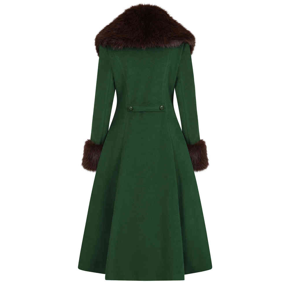 Banned - Martha Fur Winterjas - Groen